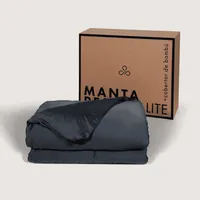 Manta Pesada + Cobertor Bambú 2 Plazas 8 Kg Antiestrés