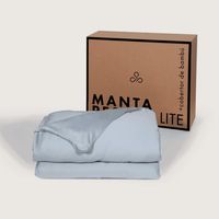 Manta Pesada + Cobertor Bambú 2 Plazas 10 Kg Antiestrés