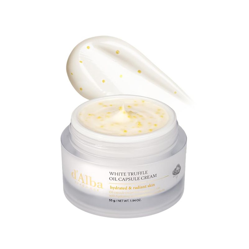 D ALBA - Crema con Cápsulas de Aceite de Trufa Blanca Italiana 55ml DAlba