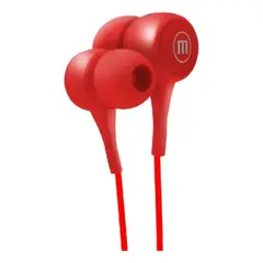 MAXELL - AUDIFONOS MANOS LIBRES IN-POP ROJO