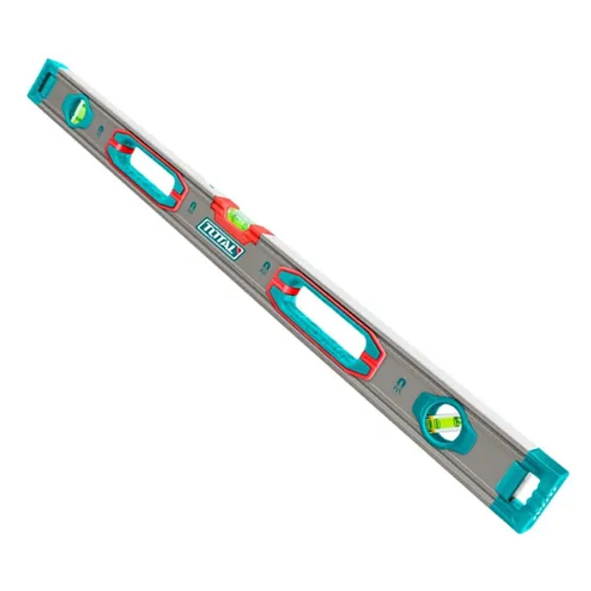 TOTAL TOOLS - Nivel Aluminio Con Iman 3 Burbujas 100cm Total Tmt210028m