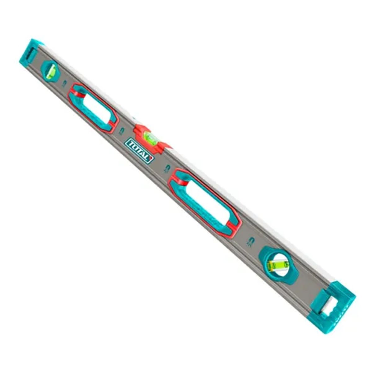 TOTAL TOOLS - Nivel Aluminio Con Iman 3 Burbujas 100cm Total Tmt210028m
