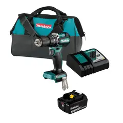 MAKITA - Taladro Percutor Inalámbrico 18v Car/Bat 3Ah/Bolso DHP487RF