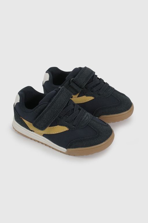 Zapatilla Urbana Azul y Mostaza de Caminante talla 21 a 27