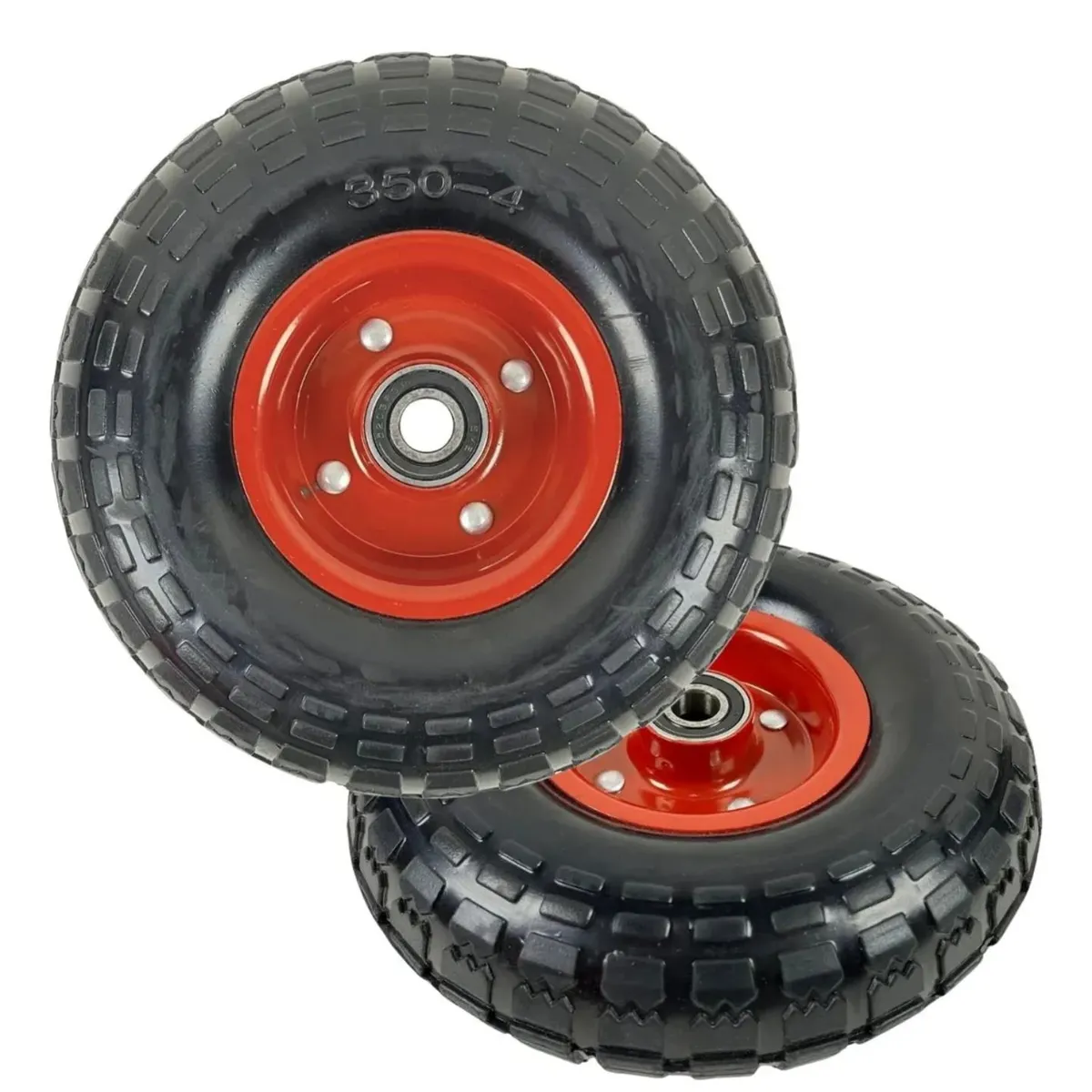 DICAS - Rueda Maciza 10 Pulgadas Para Carro Yegua 2 Unidades Dicas