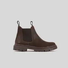 TRAUKO - Zapatos Cuero Mujer Chocolate Boston