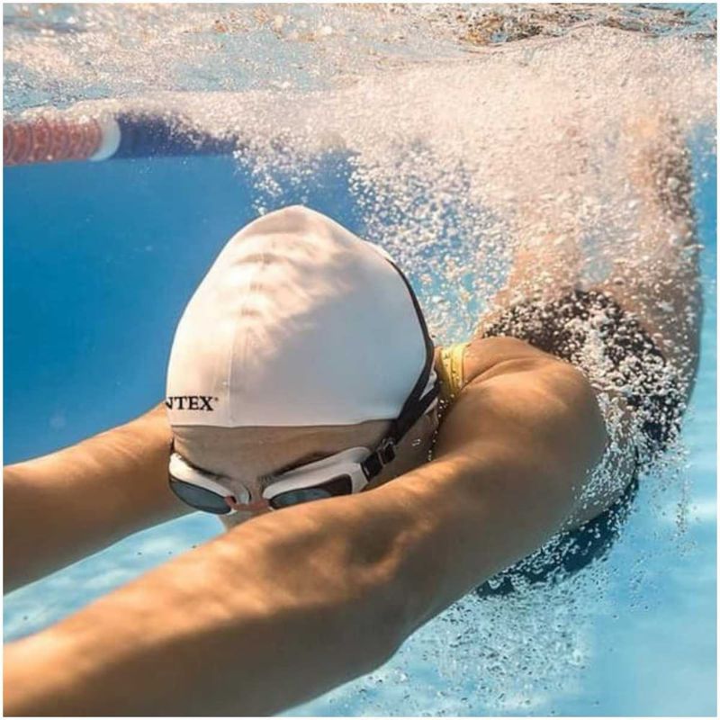 INTEX - Gorro de Natación INTEX Talla 8+ Blanco