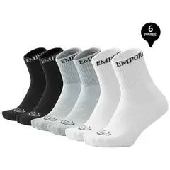 GIOVACCHINO - Pack de 6 Calcetines Cortos Deportivos Hombre