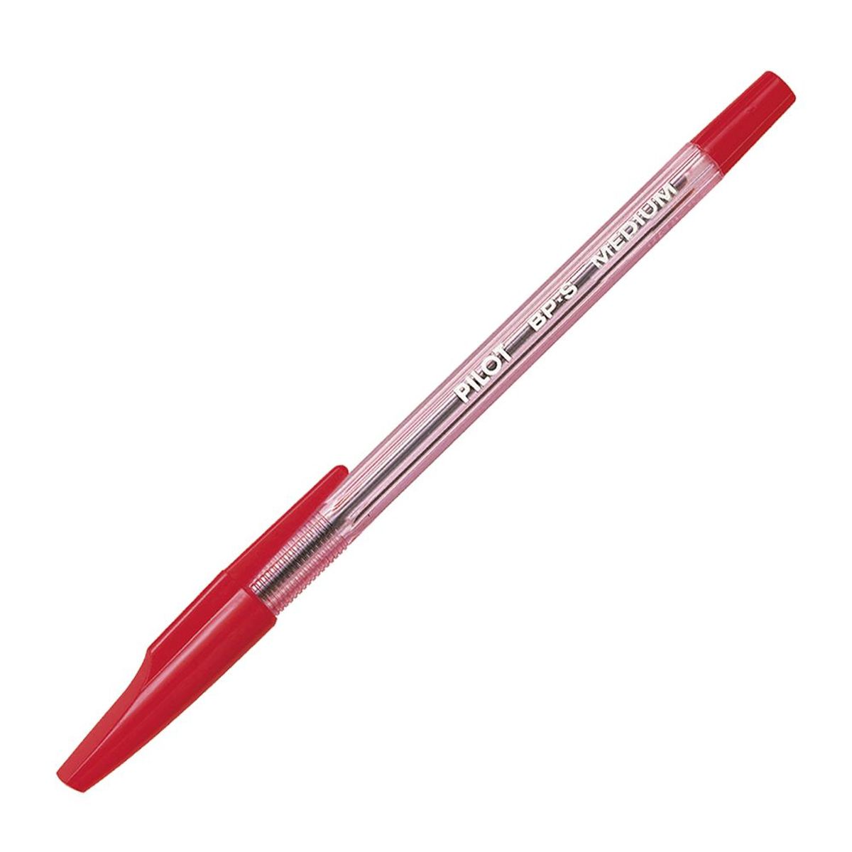 PILOT - 12 un. Lápiz Pasta BPS 1.0 mm. Rojo