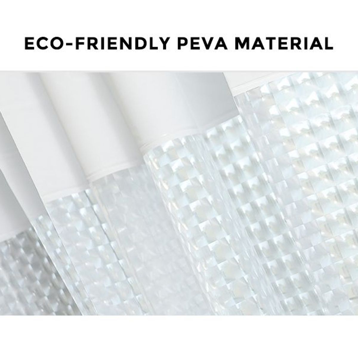 GENERICO - Cortina De Baño Verde Agua 180cm x 200cm