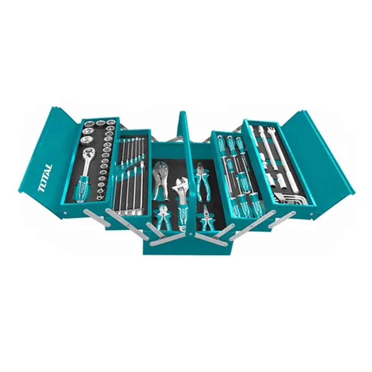 TOTAL TOOLS - Caja De Herramientas Manuales 108pcs Total Thtcs121081