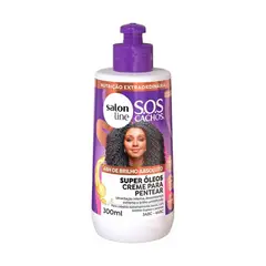 SALON LINE - CREMA DE PEINAR SUPER OLEOS NUTRITIVO 300ML