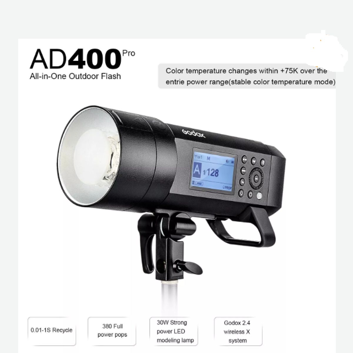 GODOX - FLASH GODOX AD400PRO+ TRIGGER GODOX XPRO II CANON