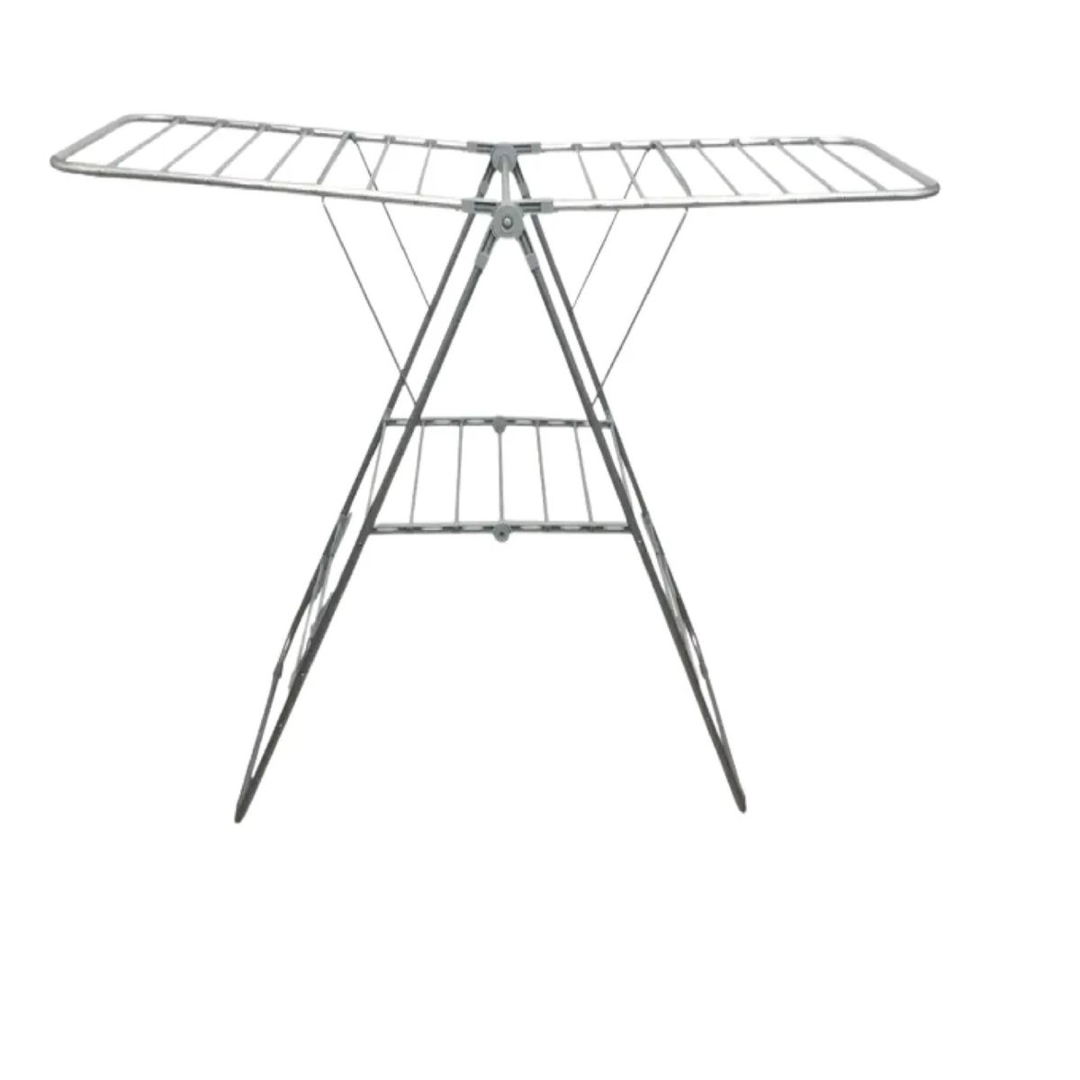 GENERICO - Tendedero Plegable De Aluminio Gris