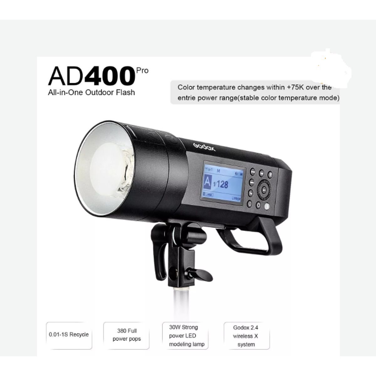 GODOX - FLASH GODOX AD400PRO+ TRIGGER GODOX XPRO II NIKON