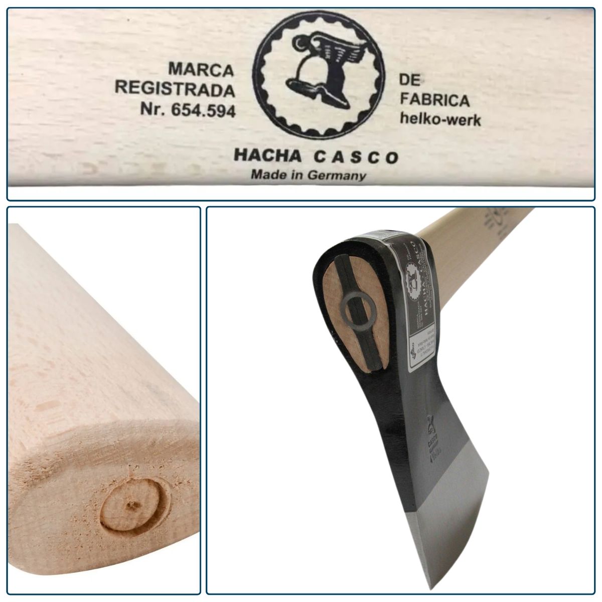 CASCO - Hacha Para Leña Casco Con Mango 4 1/2 Libras