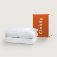 Plumón Cloudy Microfibra Edredón Algodón Premium