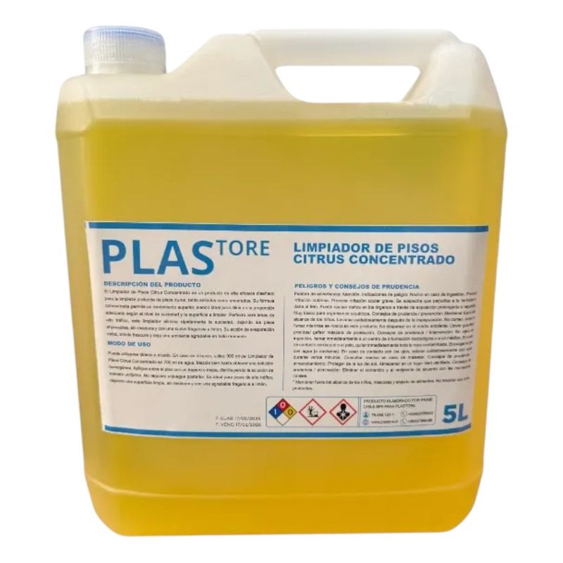 GENERICO - Limpia Pisos Citrus Concentrado 5 Lts Plastore