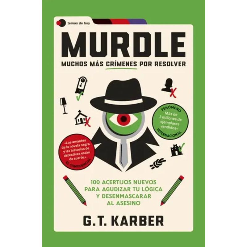 TEMAS DE HOY - Libro Murdle: Muchos más crímenes por resolver - G.T. Karber