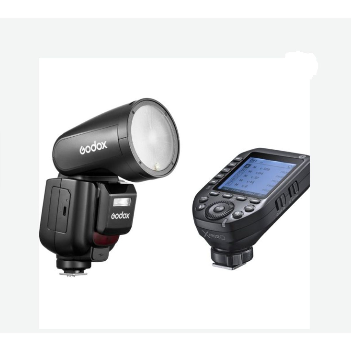 GODOX - FLASH GODOX V1 PRO + TRIGGER GODOX XPRO II CANON