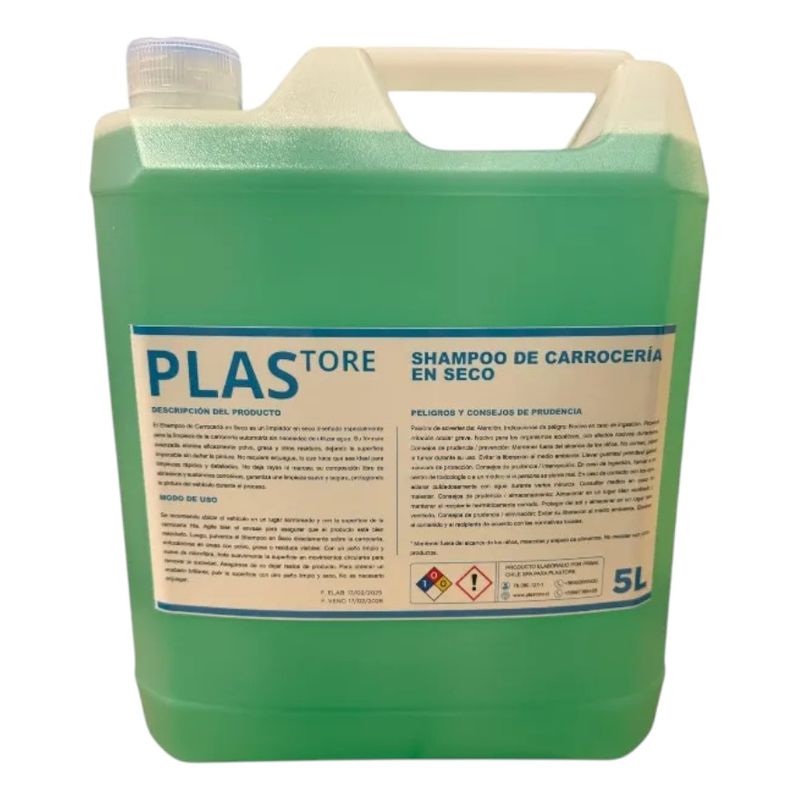 GENERICO - Shampoo Carroceria En Seco 5 Lts Plastore
