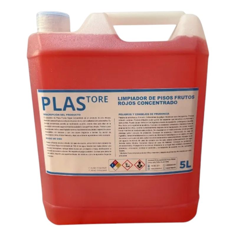 GENERICO - Limpia Pisos Frutos Rojos Concentrado 5 Lts Plastore