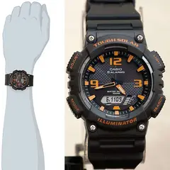 CASIO - Reloj aqs810w-8a hombre tough solar analogo digital