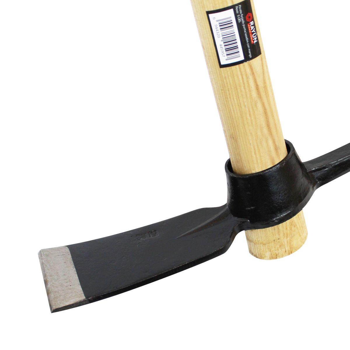 RAYUN - PICOTA PUNTA AZADON 5 LBS CON MANGO MADERA RAYUN