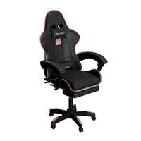 Silla Gamer Reclinable Lumbar Homer Negro Rosa