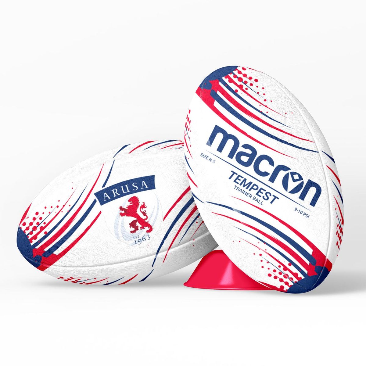 MACRON - Balón de Rugby Macron Oficial ARUSA Tempest T4