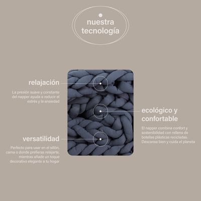 Imagen 2 del producto Manta Pesada Premium Napper Antiestrés Sueño Profundo