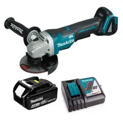MAKITA - Esmeril Angular 4-12 Inalámbrico 18v DGA455 4 Ah
