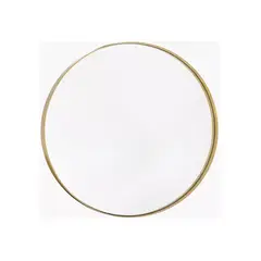 GENERICO - Espejo Redondo Lugano 80cm Diámetro Dorado