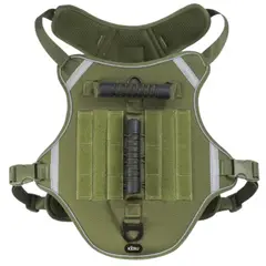 KERU - Arnes Reflectante Anti Tirones Verde Talla XL