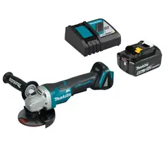 MAKITA - Esmeril Angular 4-12 Inalámbrico 18v DGA455 6 Ah