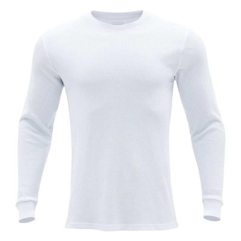 GIOVACCHINO - Pack 2 Camisetas Manga Larga Algodón Panal Hombre Con Bolso de Regalo