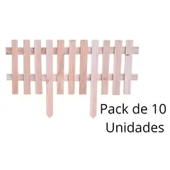 GENERICO - Pack 10 unidades - Cerco PINTABLE - 40x100 cm