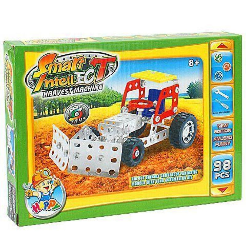 GENERICO - Set Construcción Camión Tractor Cosechador 98pz 55615