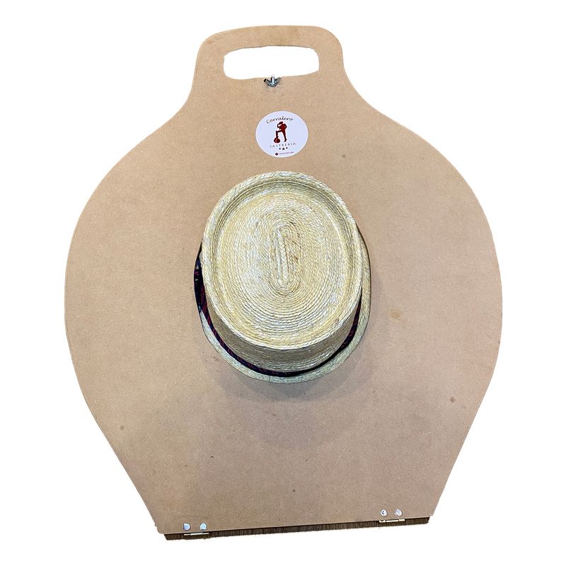 CORRALERO SASTRERIA - Chupalla de Huaso Fina Tradicional con Porta Sombrero