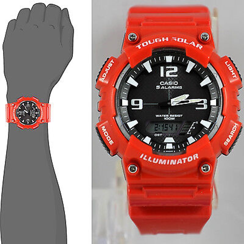 CASIO - RELOJ CASIO AQS810WC-4A HOMBRE TOUGH SOLAR