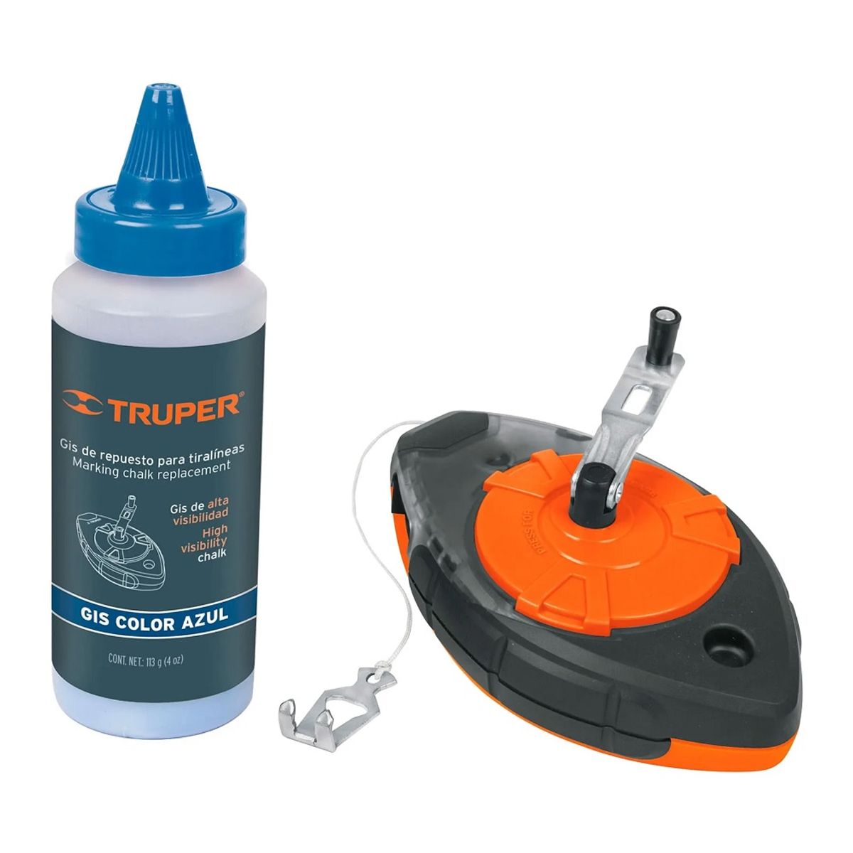 TIZADOR METALICO CON TIZA 30MT TL-100 TRUPER, marca TRUPER - Foto 2