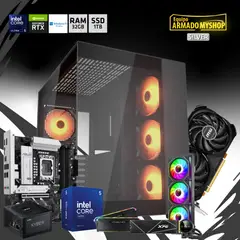 GENERICO - PC GAMER SILVER - INTEL Core Ultra 5 225F - RAM 32GB - SSD 1TB - RTX 4060 VENTUS
