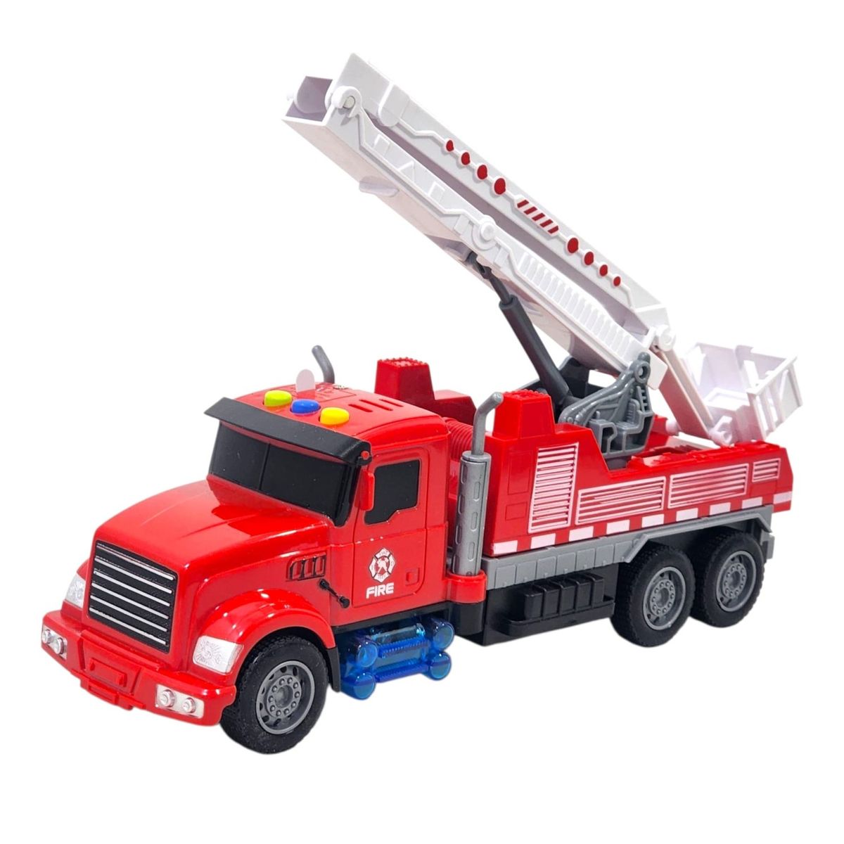 GENERICO - Juguete Camión Bomberos Grúa Efectos luces y Sonidos 55658