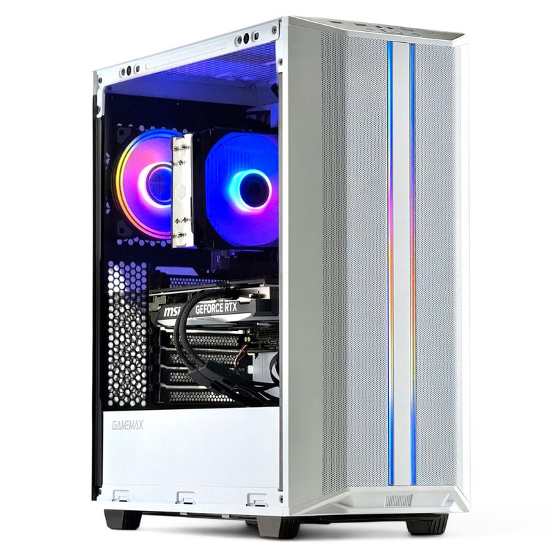HYPERPC - PC GAMER Blanco INTEL CORE i7 12700 32gb DDR5 1Tb RTX 5060 Ti WiFi