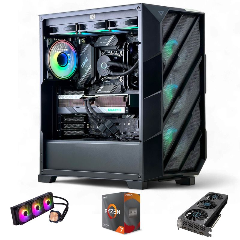 HYPERPC - PC GAMER AMD RYZEN 7 5800XT 32gb 1Tb RTX 5060 Ti 16GB WiFi