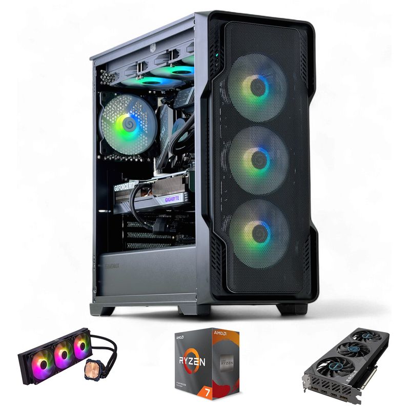 HYPERPC - PC GAMER AMD RYZEN 7 5800XT 32gb 2Tb RTX 5060 Ti 16GB WiFi