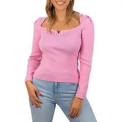 MPROPIA - Chaleco mujer básico colores manga englobada
