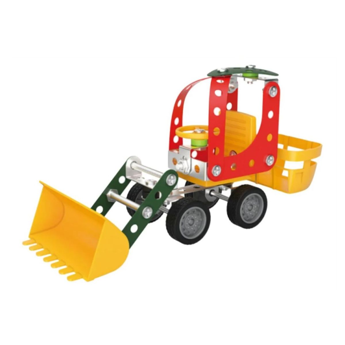 GENERICO - Set Construcción Metálico Excavadora 75pz 55726