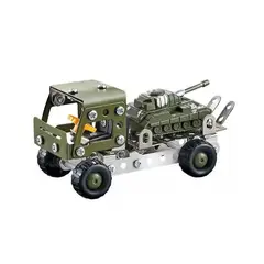 GENERICO - Set Construcción Camión Remolque y Tanque 142pz 55731