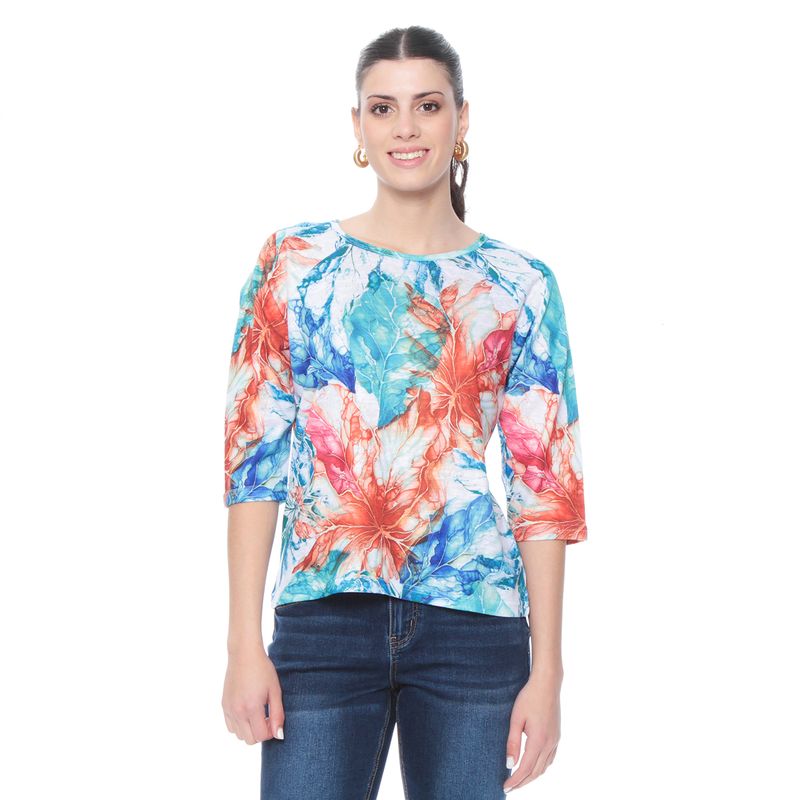 WADOS - POLERA MANGA CORTA SUBLIMADO ESCOTE REDONDO